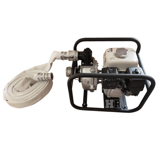 White 1 1/2" x 50' Camlock Double Jacket Mill Hose