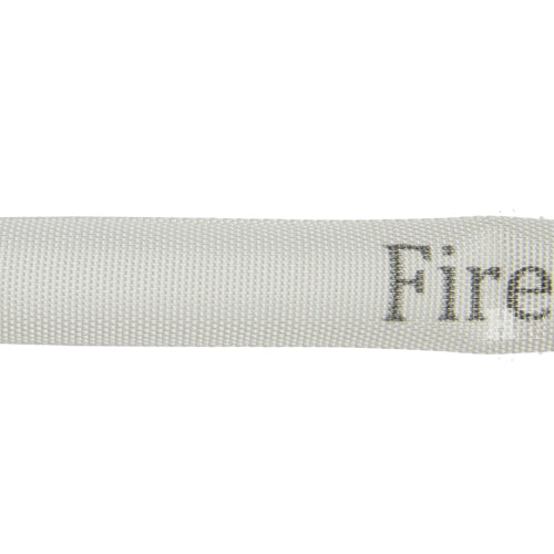 White 5/8" x 50' Forestry Hose (Brass Garden Hose Couplings) - Import