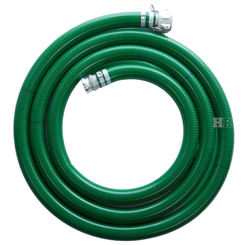 Green 1 1/2" x 20' Camlock Suction Hose