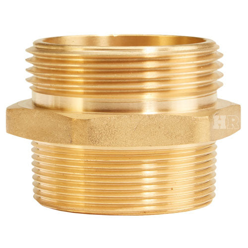 Brass 2" NH to 2" NPT Double Male (Hex)
