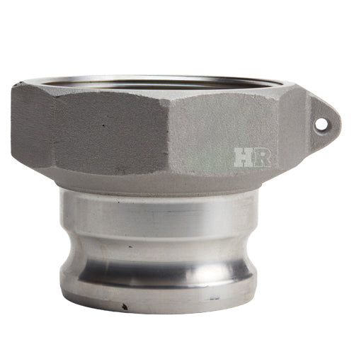 Aluminum 3" Male Camlock x 4" Female NPT
