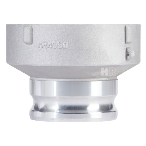 Aluminum 4" Male Camlock x 6" Female NPT (USA)