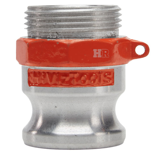 Aluminum 1 1/2" Male Camlock x 1 1/2" Male NH Fire Hose