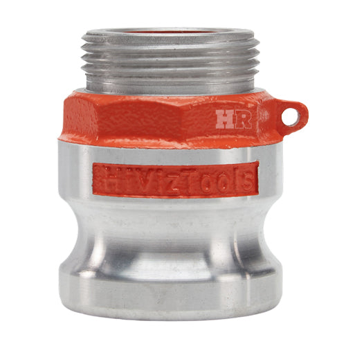Aluminum 2" Male Camlock x 1 1/2" Male NH Fire Hose