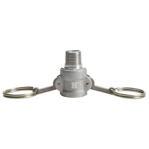 Aluminum 1/2" Female Camlock x 1/2" Male NPT