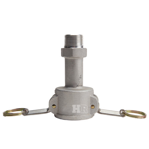 Aluminum 1 1/2" Female Camlock x 1" Male NPT (USA)