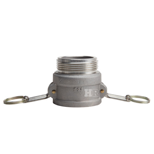 Aluminum 2 1/2" Female Camlock x 2 1/2" Male NH (USA)