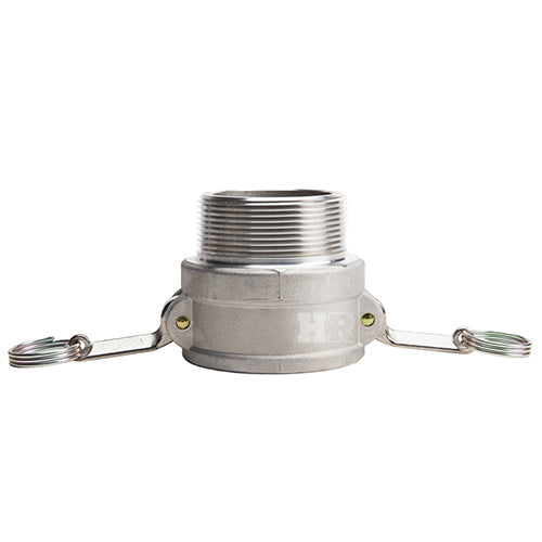 Aluminum 4" Female Camlock x 4" Male NPT (USA)