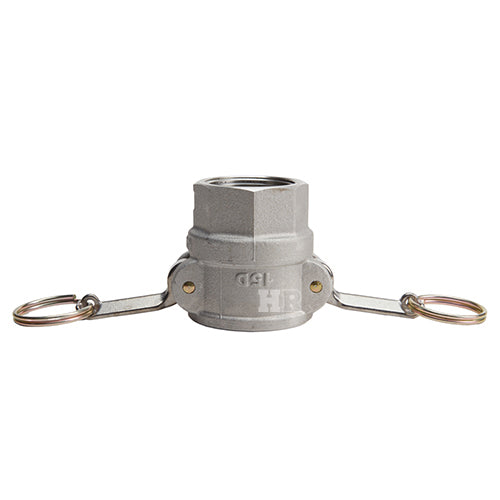 Aluminum 1 1/2" Female Camlock x 1 1/2" Female NPT