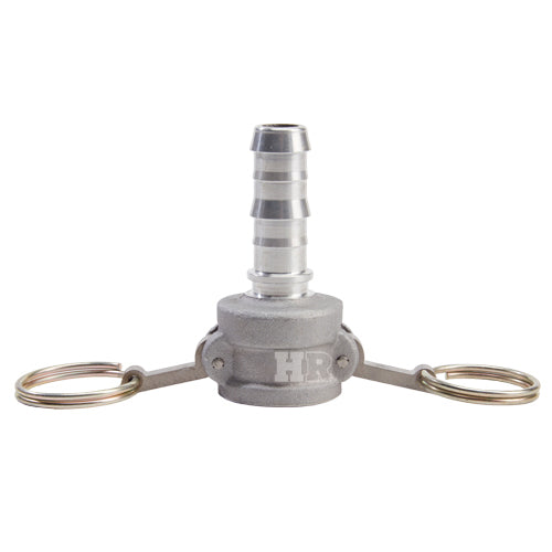 Aluminum 3/4" Female Camlock to Hose Shank (USA)
