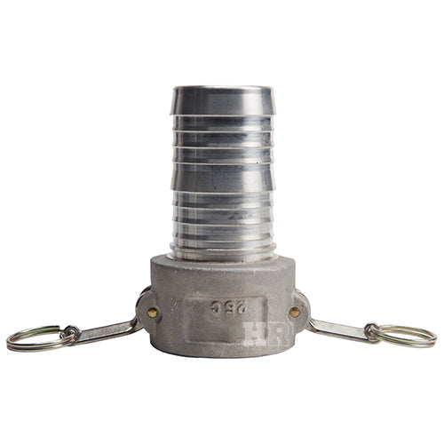 Aluminum 2 1/2" Female Camlock to Hose Shank (USA)