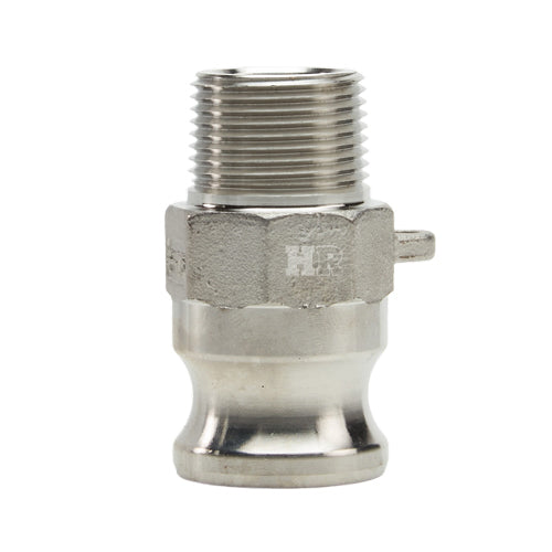 Stainless Steel 3/4" Camlock Male x 3/4" NPT Male (USA)