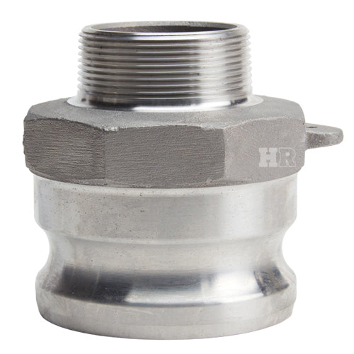 Stainless Steel 3" Camlock Male x 2" NPT Male (USA)