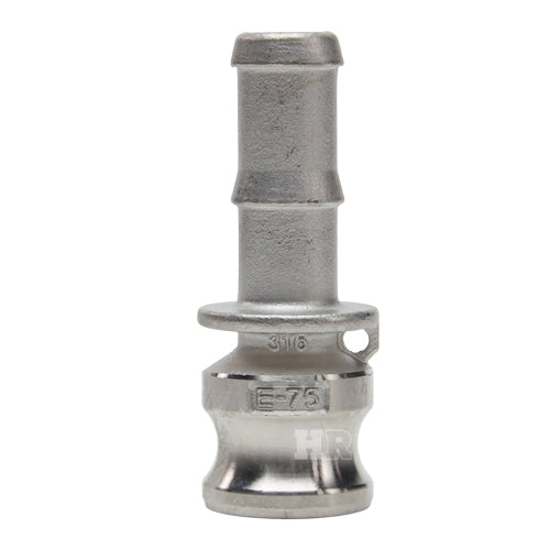 Stainless Steel 3/4" Male Camlock to Hose Shank