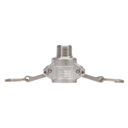 Stainless Steel 1/2" Female Camlock x 1/2" Male NPT
