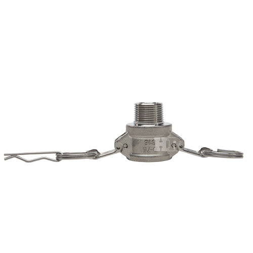 Stainless Steel 3/4" Female Camlock x 3/4" Male NPT