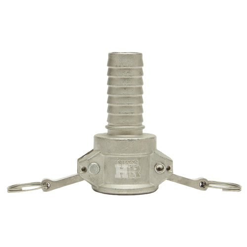 Stainless Steel 1" Female Camlock to Hose Shank