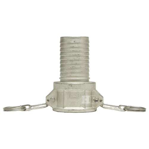 Stainless Steel 2" Female Camlock to Hose Shank