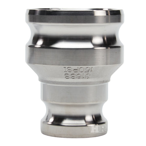Stainless Steel 2" Male Camlock x 3" Male Camlock