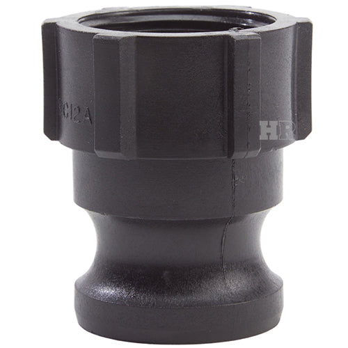 Plastic 1 1/4" Male Camlock x 1 1/4" Female NPT (USA)