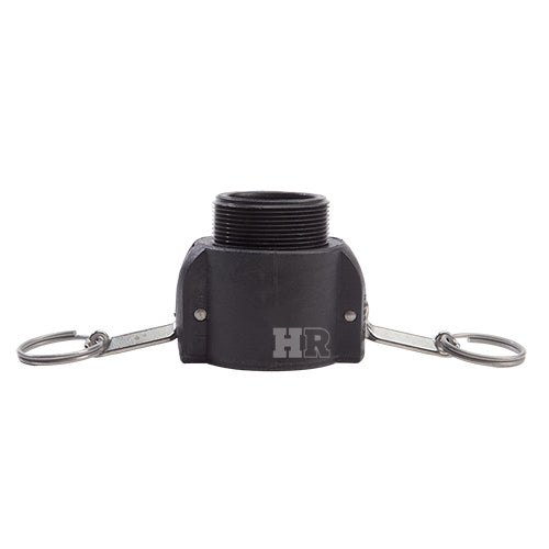 Plastic 2" Female Camlock x 2" Male NPT (USA)