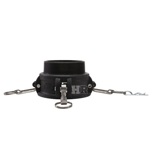 Plastic 4" Female Camlock x 4" Male NPT
