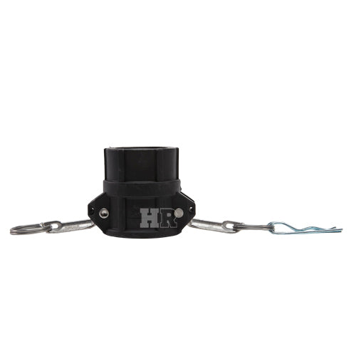 Plastic 1 1/2" Female Camlock x 1 1/2" Female NPT