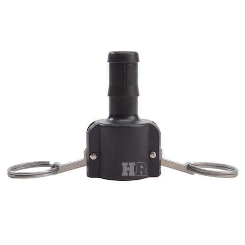 Plastic 1" Female Camlock to Hose Shank (USA)
