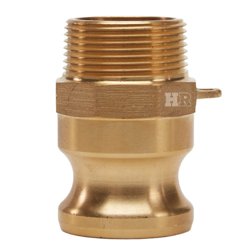 Brass 1 1/4" Male Camlock x 1 1/4" Male NPT (USA)