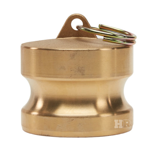 Brass 4" Male Camlock Dust Plug (USA)