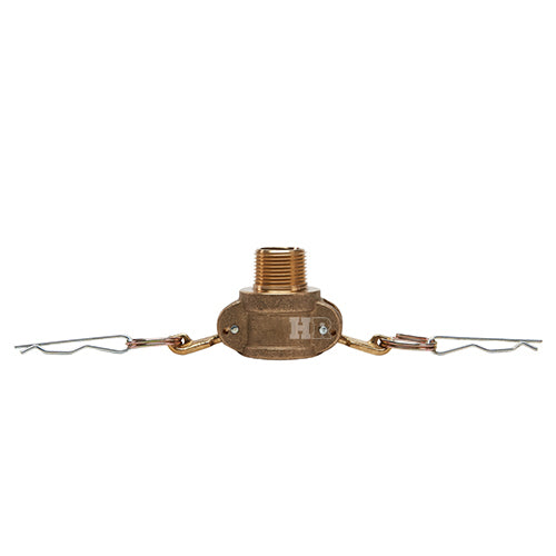 Brass 3/4" Female Camlock x 3/4" Male NPT (USA)