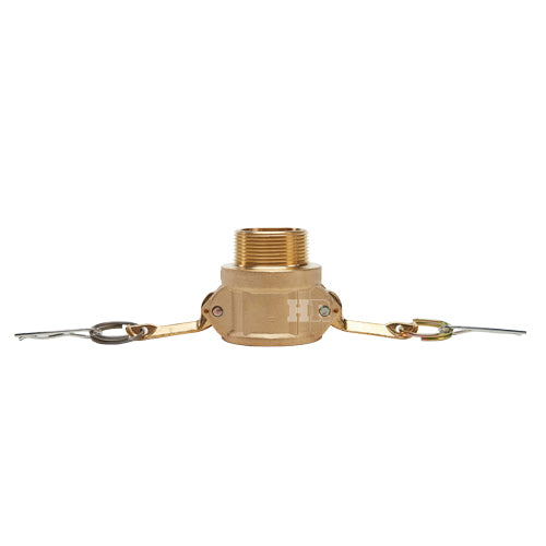 Brass 1 1/2" Female Camlock x 1 1/2" Male NPT (USA)