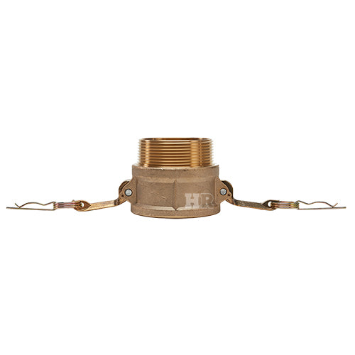 Brass 4" Female Camlock x 4" Male NPT (USA)