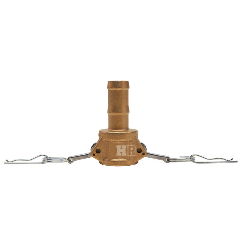Brass 1 1/4" Female Camlock to Hose Shank (USA)
