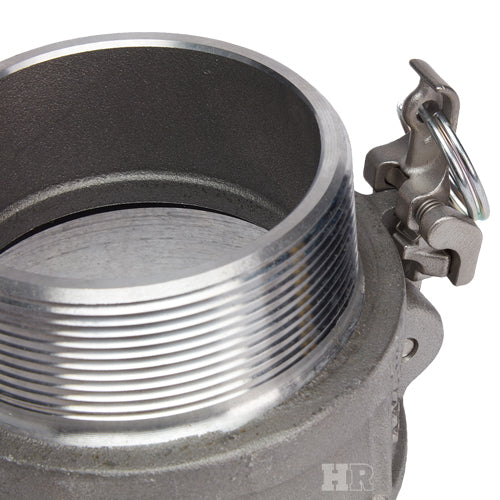 Aluminum Locking 3" Female Camlock x 3" Male NPT (USA)