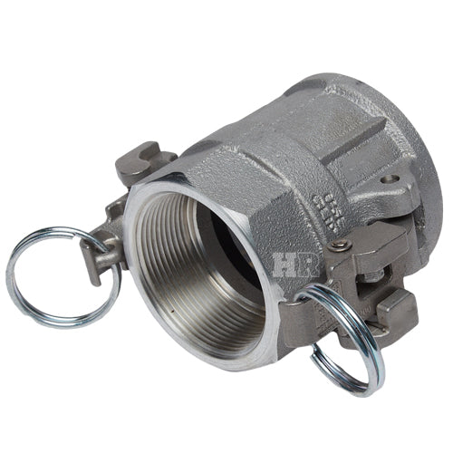 Aluminum Locking 2 1/2" Female Camlock x 2 1/2" Female NPT (USA)