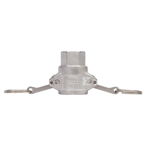 Stainless Steel 1/2" Female Camlock x 1/2" Female NPT