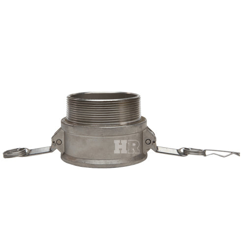 Stainless Steel 4" Female Camlock x 4" Male NPT (USA)