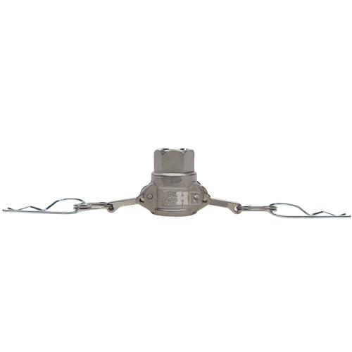 Stainless Steel 1/2" Female Camlock x 1/2" Female NPT (USA)