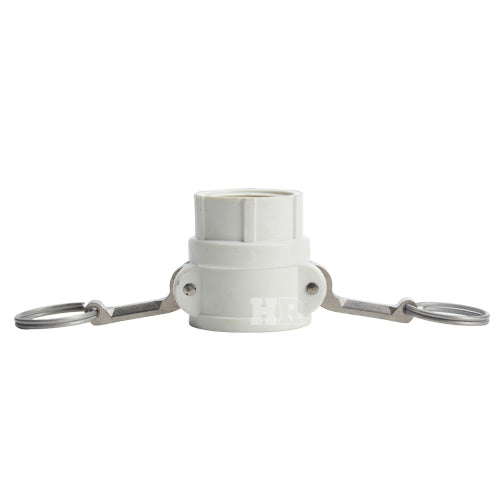 Food Grade Poly 1 1/2" Female Camlock x 1 1/2" Female NPT