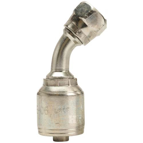 3/8" Female JIC Swivel 45˚ Elbow Hydraulic Fitting