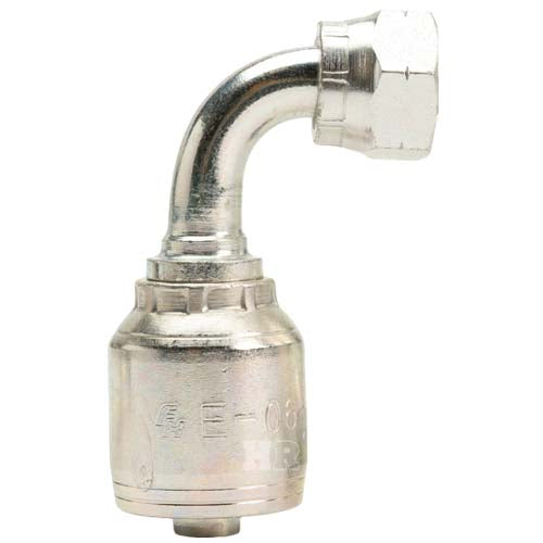 M16 X 1.5 Female Swivel 24˚ Cone (Light 10) with O-Ring 90˚ Elbow Hydraulic Fitting