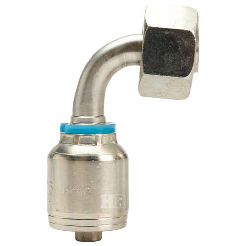 M22 X 1.5 Female Swivel 24˚ Cone (Light 15) with O-Ring 90˚ Elbow Hydraulic Fitting
