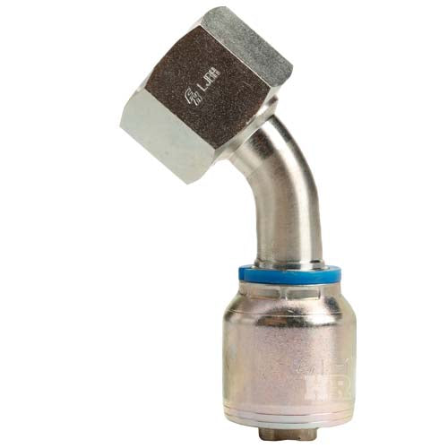 3/4" Female Face Seal Swivel 45˚ Elbow (ORFS) Hydraulic Fitting