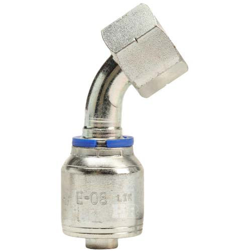 M22 X 1.5 Female Swivel 24˚ Cone (Heavy S14) with O-Ring 45˚ Elbow Hydraulic Fitting