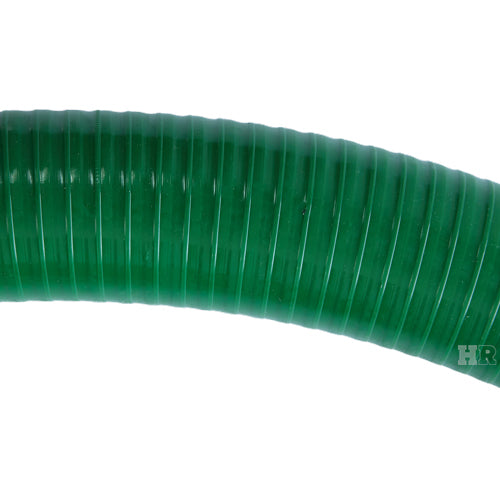 Green 3" x 15' Uncoupled Suction Hose