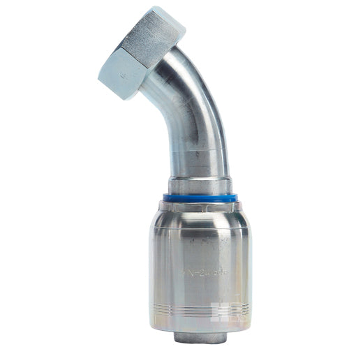 1 1/2" Female Face Seal Swivel 45° Elbow (ORFS) Hydraulic Fitting