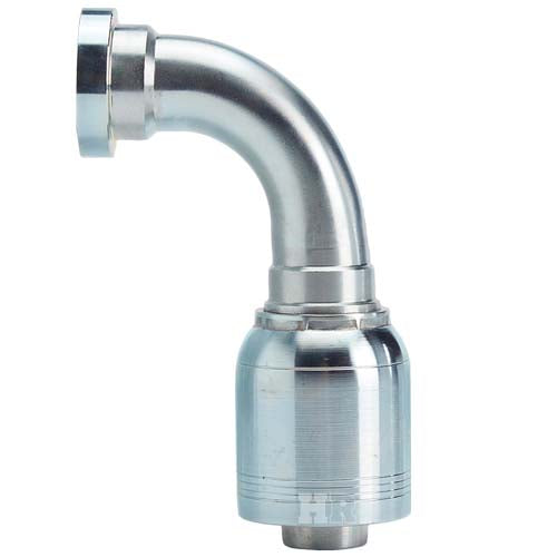 3/4" Code 62 Flange 90° Elbow Hydraulic Fitting
