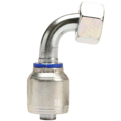 M22 X 1.5 Female Swivel 24° Cone (Light L15) with O-Ring 90° Elbow Hydraulic Fitting