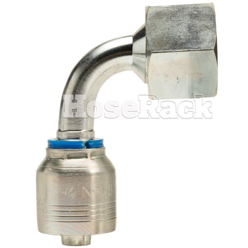 3/4" Female Face Seal Swivel 90° Elbow (ORFS) Hydraulic Fitting